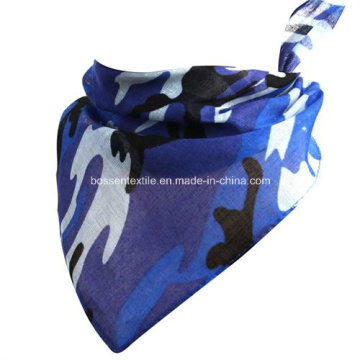 Custom Made Camouflage Printing Cotton Baby Bib Saliva Towel Triangle Bandana